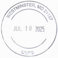 US Post Office Westminster, Maryland