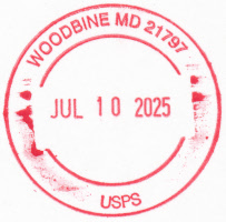 US Post Office Woodbine, Maryland