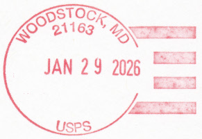 US Post Office Woodstock, Maryland