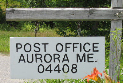 US Post Office Aurora, Maine