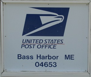 US Post Office Bass Harbor, Maine