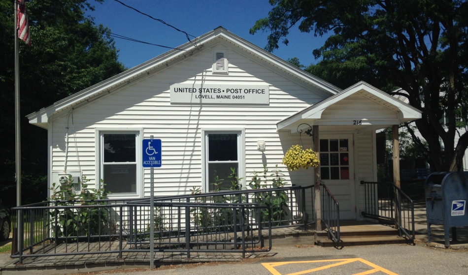 US Post Office Lovell, Maine