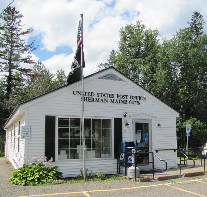 US Post Office Sherman, Maine