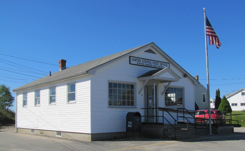 US Post Office Winter Harbor, Maine