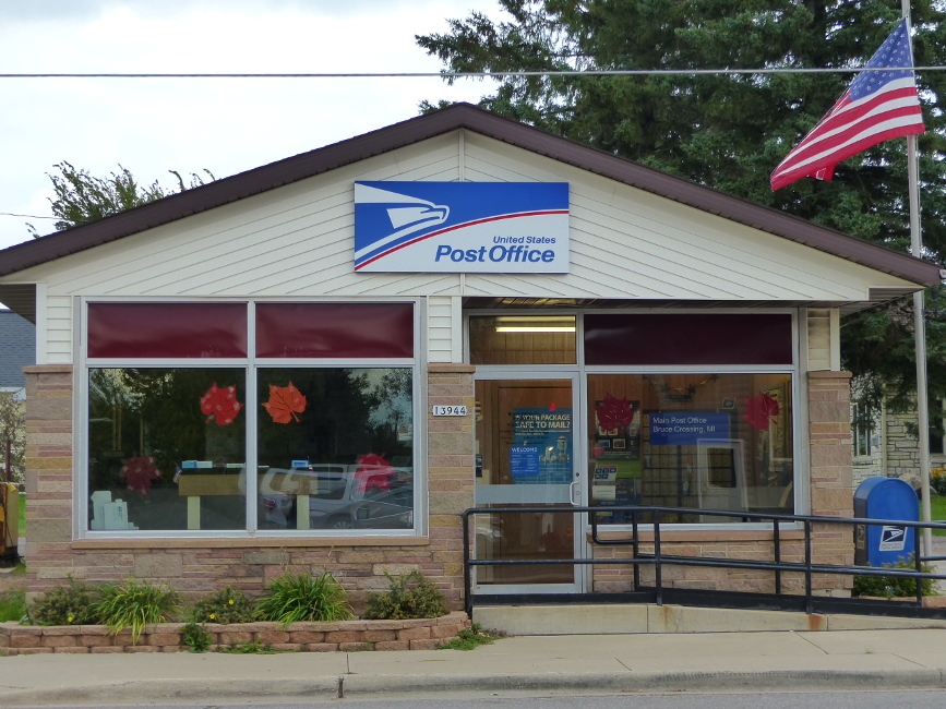 US Post Office Bruce Crossing, Michigan