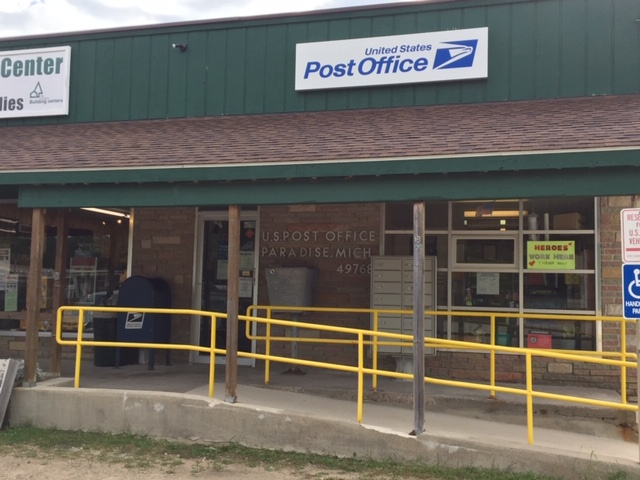 US Post Office Paradise, Michigan