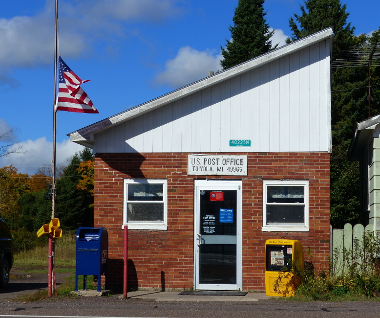US Post Office Tiovola, Michigan