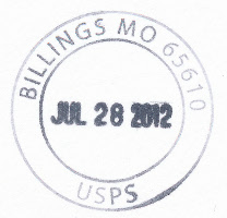 US Post Office Billings, Missouri