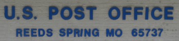 US Post Office Reeds Spring, Missouri