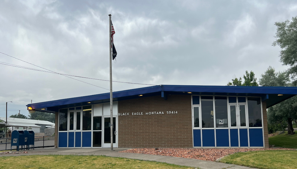 US Post Office Black Eagle, Montana