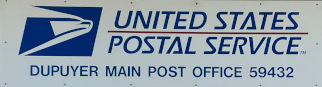 US Post Office Dupuyer, Montana