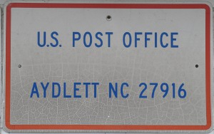 US Post Office Aydlett, North Carolina