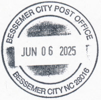 US Post Office Bessemer City,   North Carolina