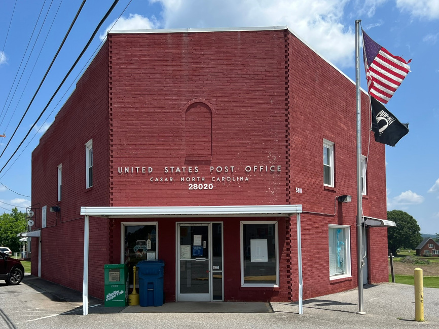 US Post Office Casar North Carolina