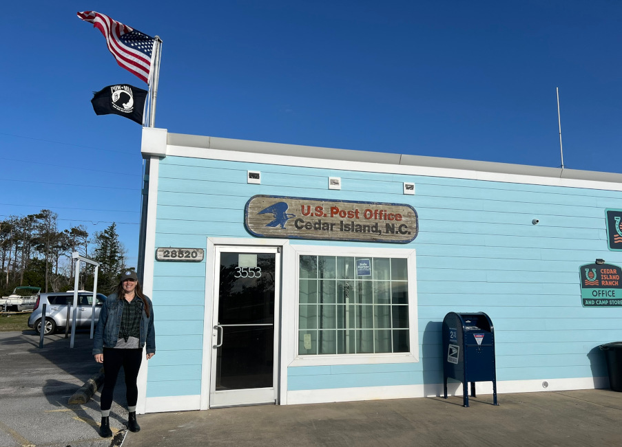US Post Office Cedar Island, North Carolina