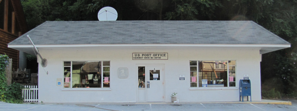 US Post Office Chimney Rock, North Carolina