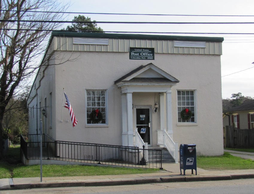 US Post Office Columbia, North Carolina