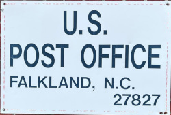 US Post Office Falkland, North Carolina