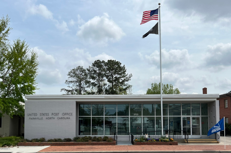 US Post Office Farmville, North Carolina