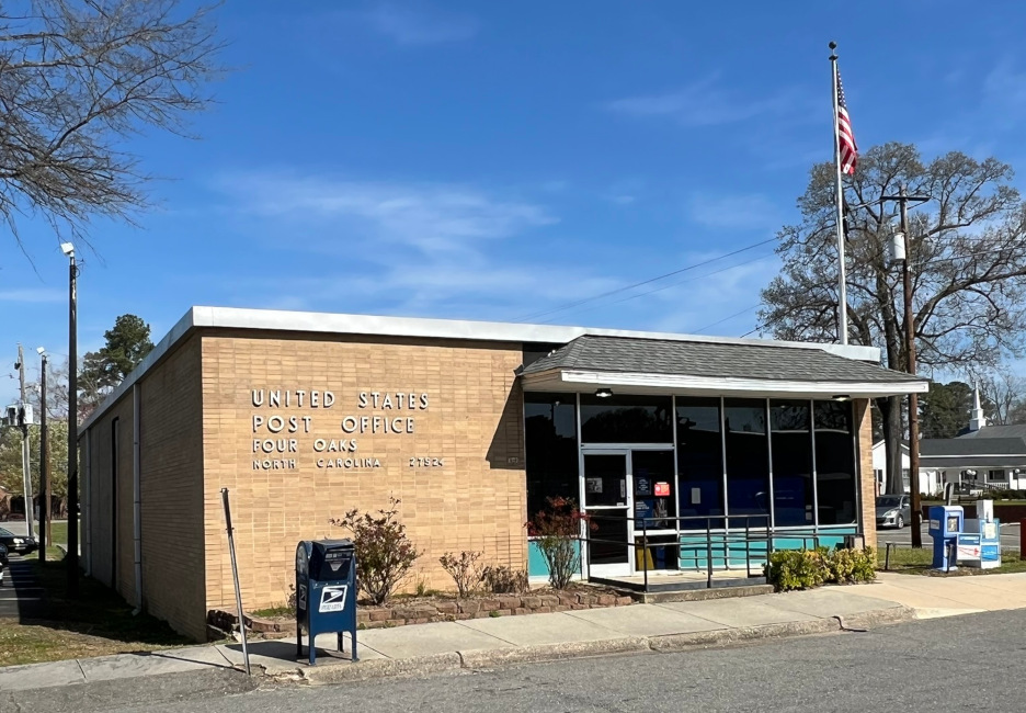 US Post Office Four Oaks, North Carolina
