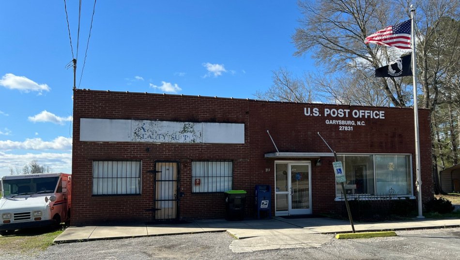 US Post Office Garysburg, North Carolina