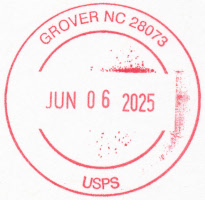 US Post Office Grover North Carolina