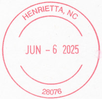US Post Office Henrietta, North Carolina
