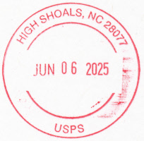 US Post Office High Shoals,   North Carolina