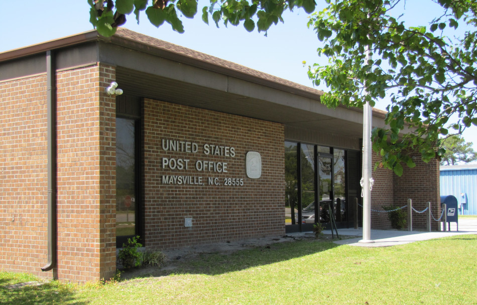 US Post Office Maysville, North Carolina