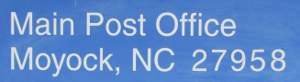 US Post Office Moyock, North Carolina