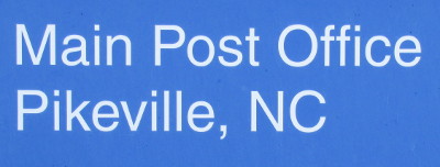 US Post Office Pikeville, North Carolina