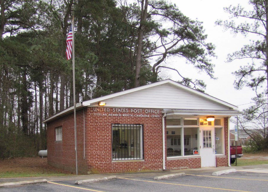 US Post Office Poplar Branch, North Carolina
