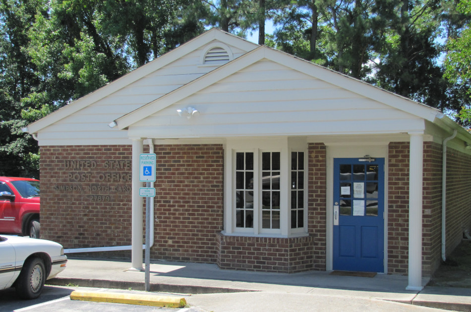 US Post Office Simpson, North Carolina