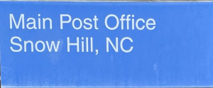 US Post Office Snow Hill, North Carolina