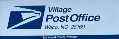 US Post Office Waco VPO North Carolina