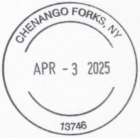 US Post Office Chenango Forks, New York