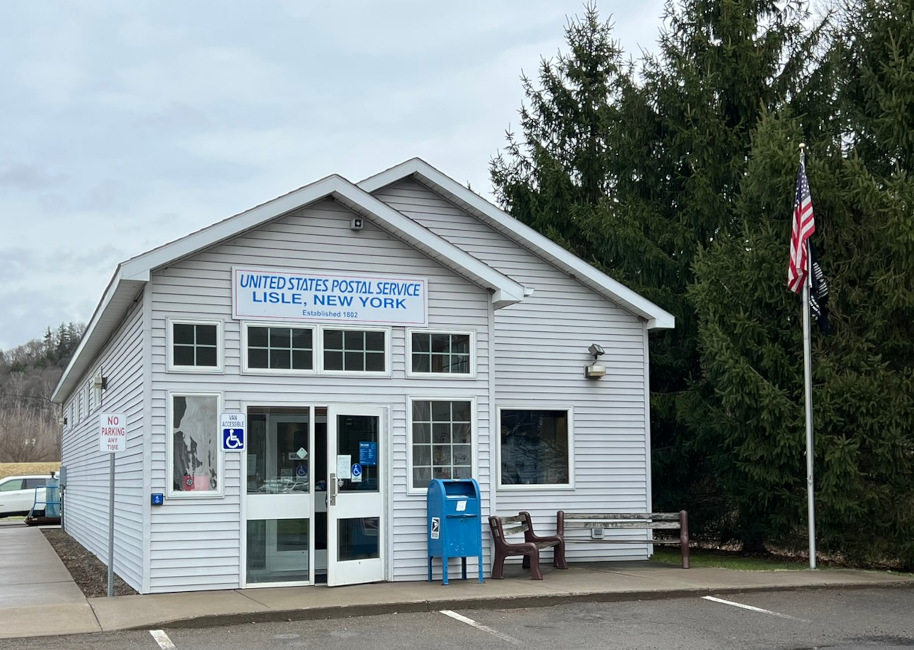 US Post Office Lisle, New York