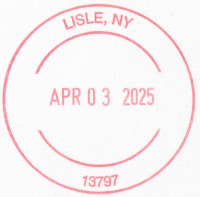 US Post Office Lisle, New York