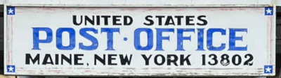 US Post Office Maine, New York