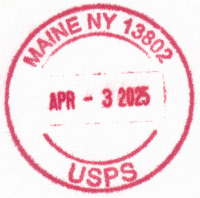 US Post Office Maine, New York