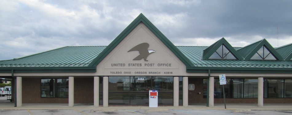 US Post Office Photo Toledo-Oregon Branch, Ohio