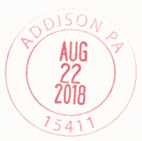 US Post Office Addison, Pennsylvania