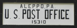 US Post Office Aleppo  , Pennsylvania