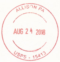 US Post Office Chestnut Ridge, Pennsylvania