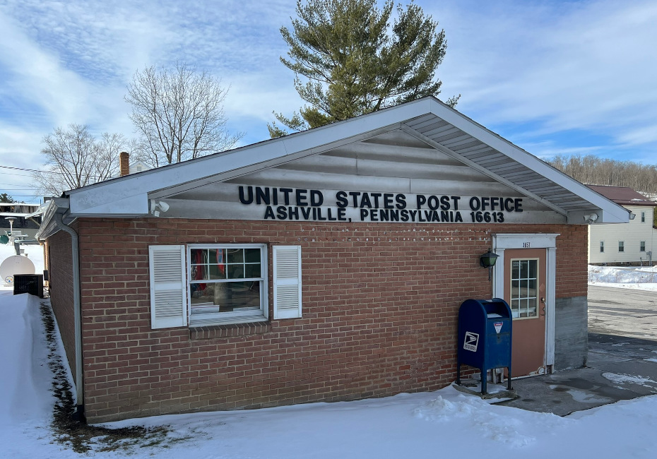 US Post Office Ashville  , Pennsylvania