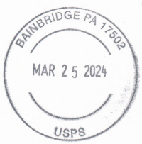 US Post Office Bainbridge, Pennsylvania