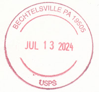 US Post Office Bechtelsville, Pennsylvania