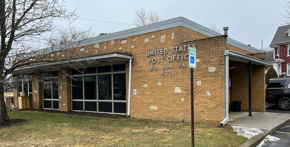 US Post Office Big Run  , Pennsylvania