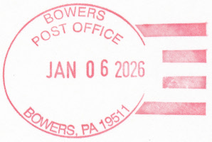 US Post Office Bowers, Pennsylvania