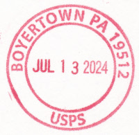 US Post Office Boyertown, Pennsylvania